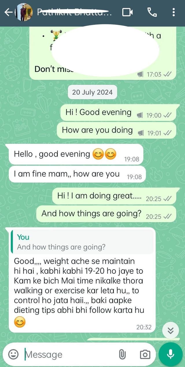 Client conversation 13